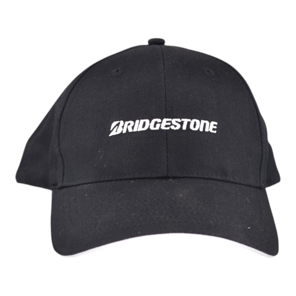 Bridgestone K-Products Black Baseball Cap Hat - Adjustable, Tire Automotive